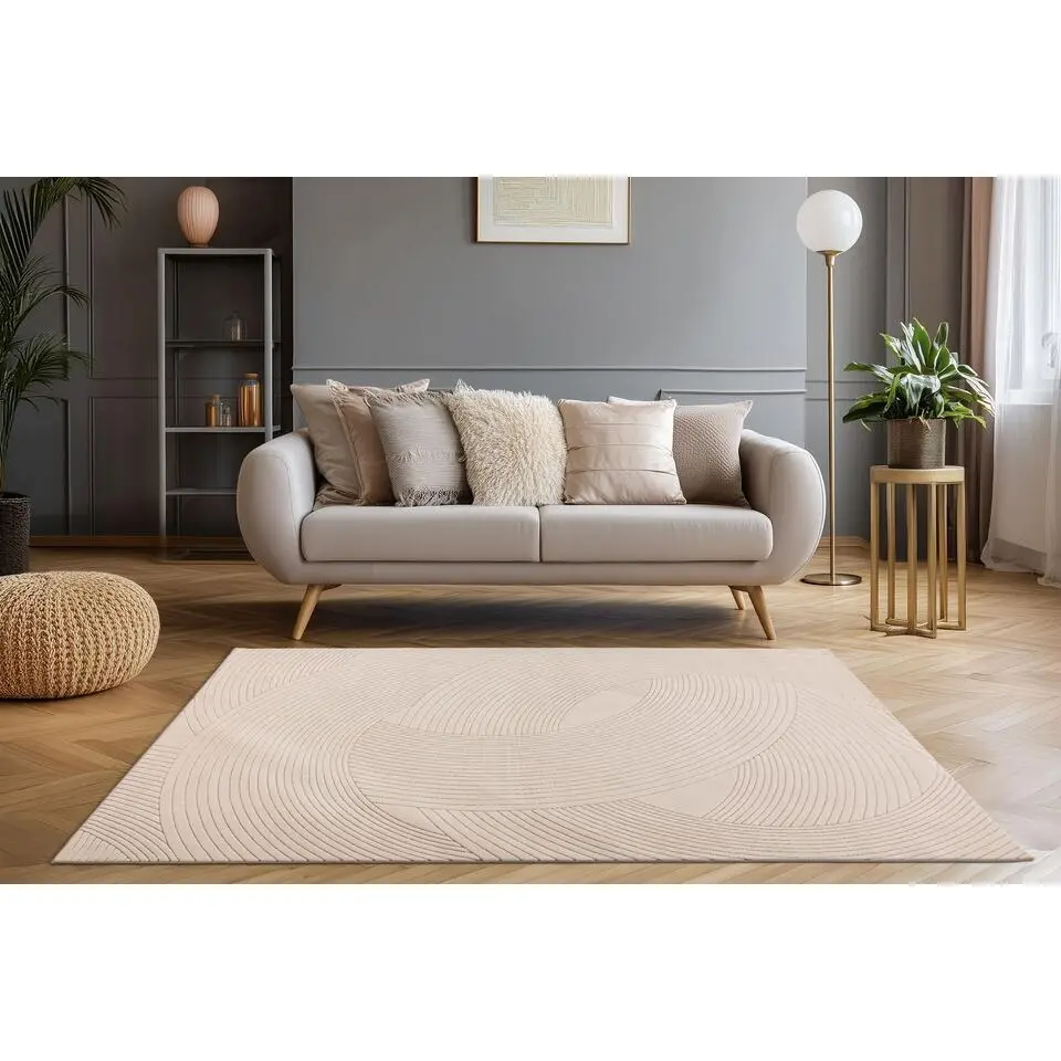 Batucci Vloerkleed Lalee - Japandi stijl - 200x290 cm Taupe