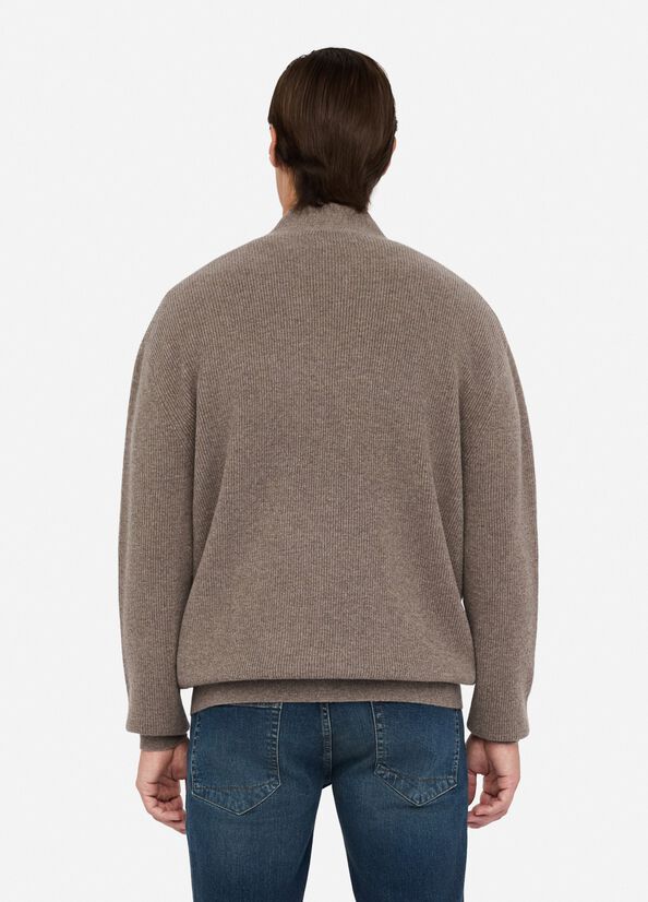 Cardigan in lana e cashmere