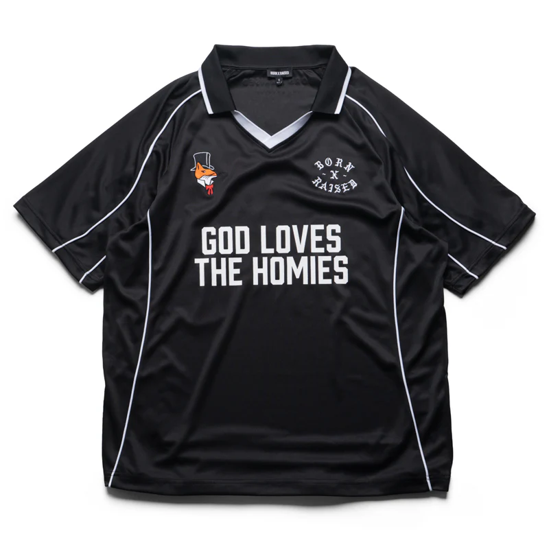 Born x Raised God Loves The Homies Jersey - Black