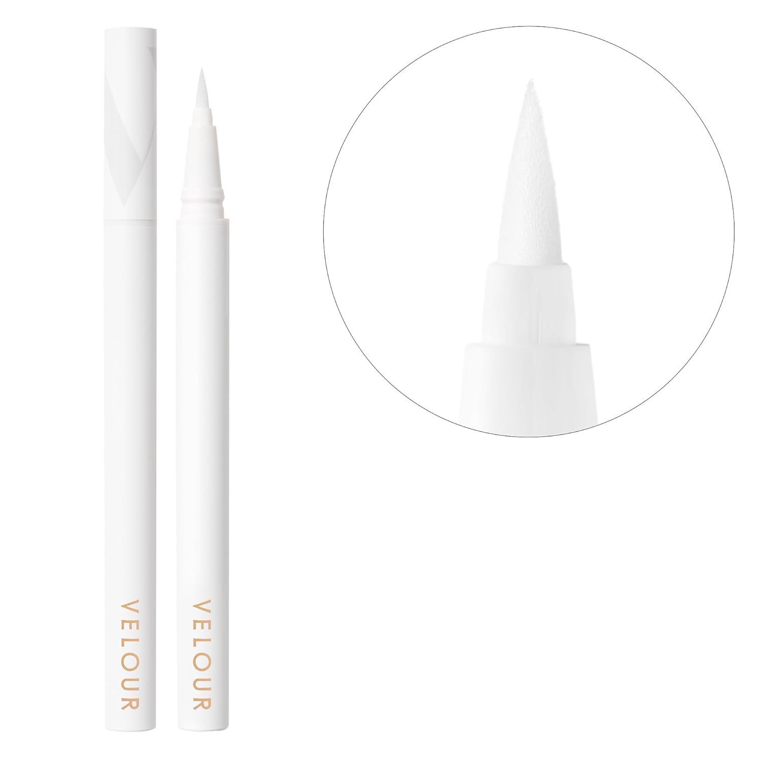 Velour Lashes Glue & Go Pen Clear Lash Adhesive, Precision Tip, Beginner Friendly, Dries Clear, Dermatologist Tested, Eyelash Glue Pen