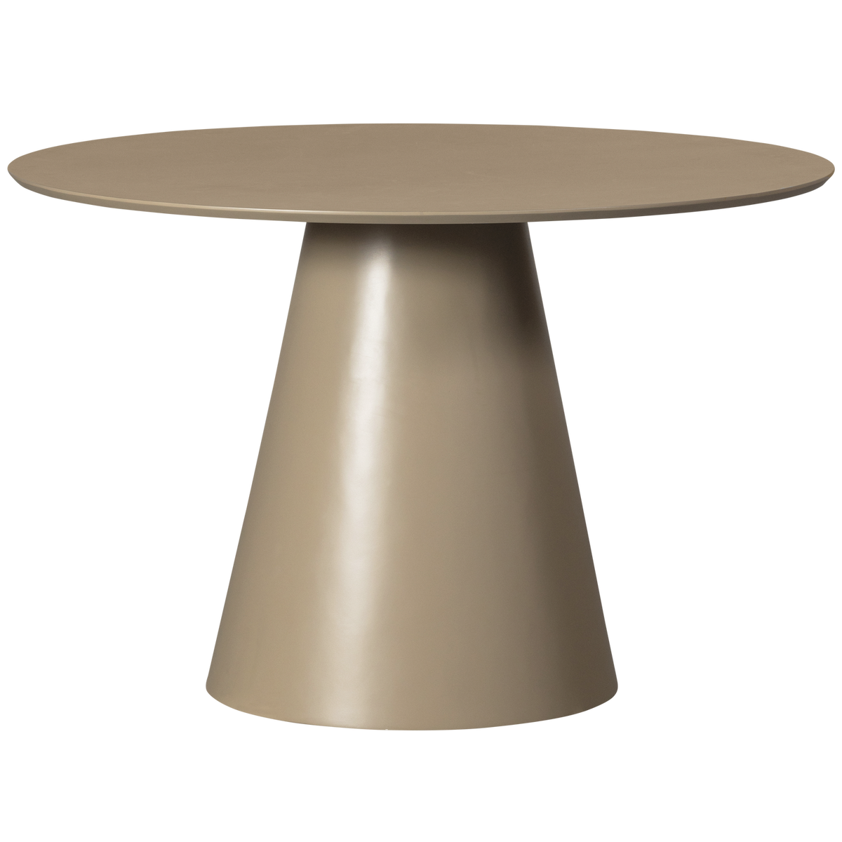 WOOOD eettafel Jorre - MDF - Militair Bruin - 76x120x120