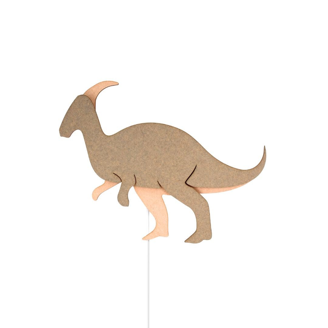 van Tjalle en Jasper - Dino Wandlamp Parasaurolophus
