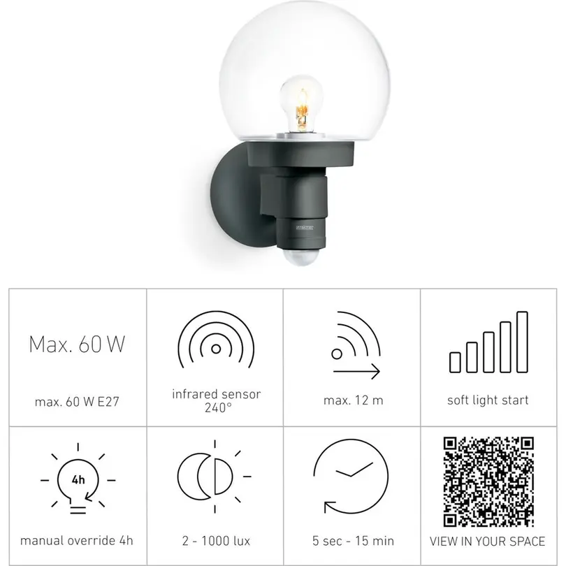 Outdoor Wandleuchte L 115 S