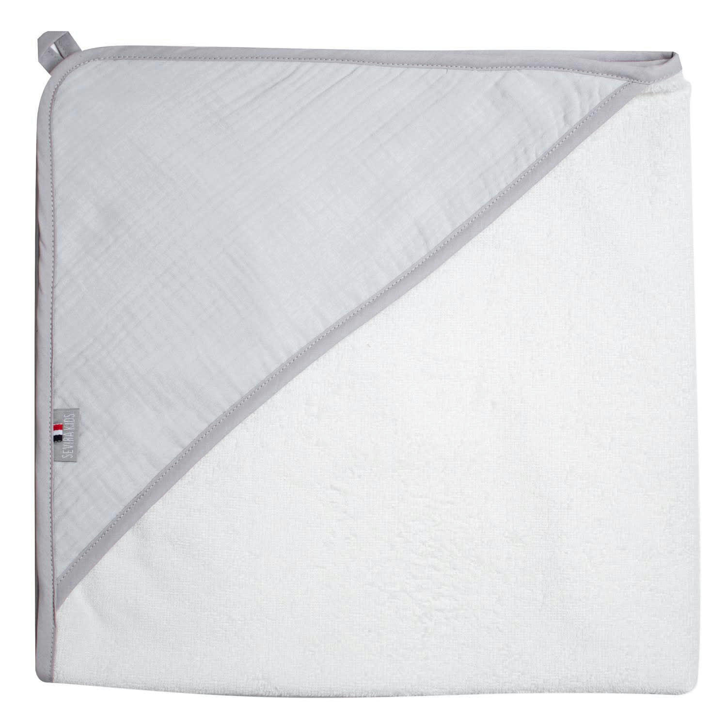 JEANNE - Cape de bain en gaze de coton  75 x 75cm