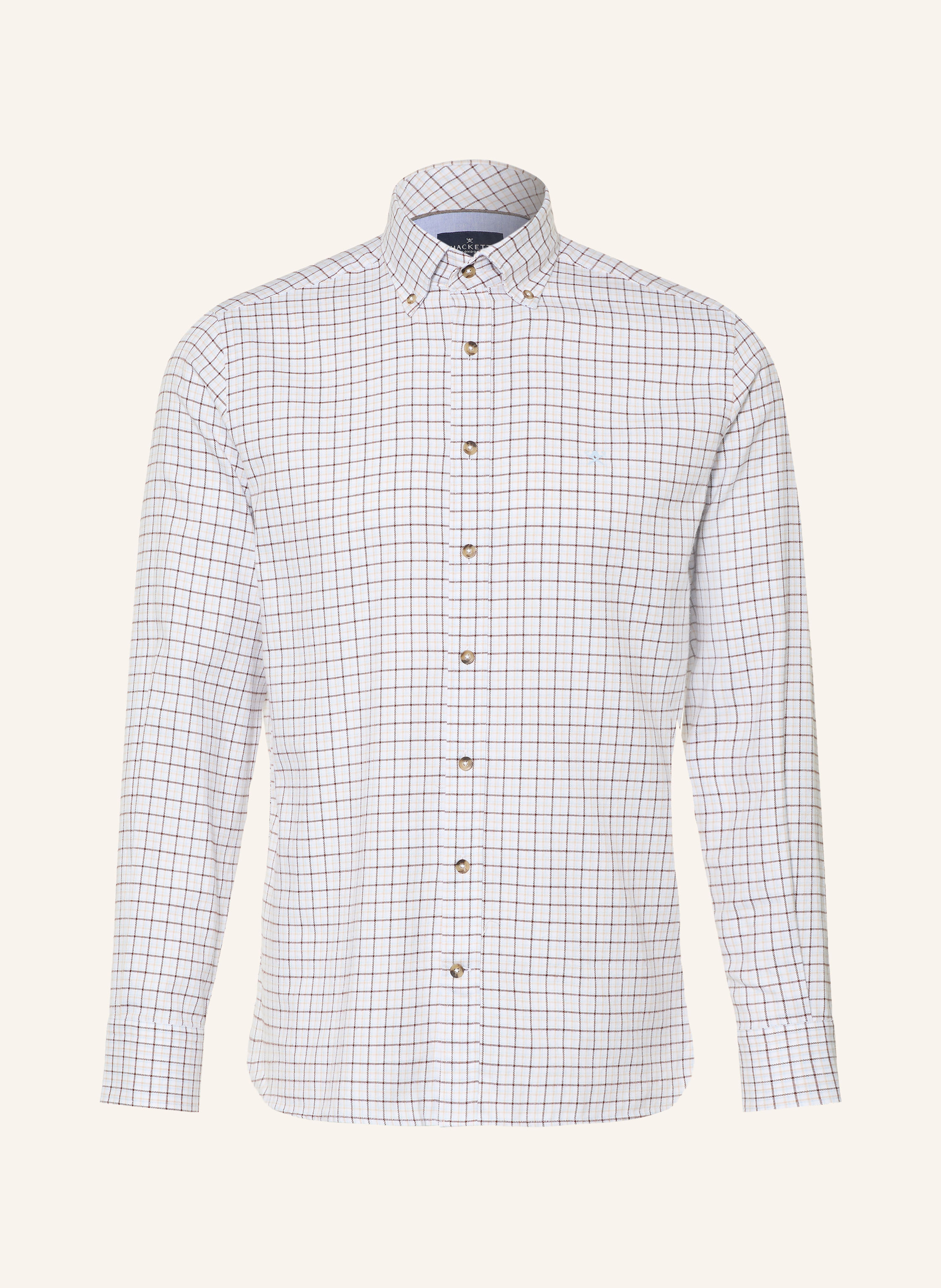 HACKETT LONDON Flanellhemd Tailored Fit