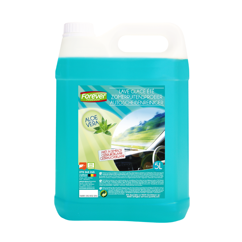 Liquide lave-glace été aloé vera 5 L FOREVER