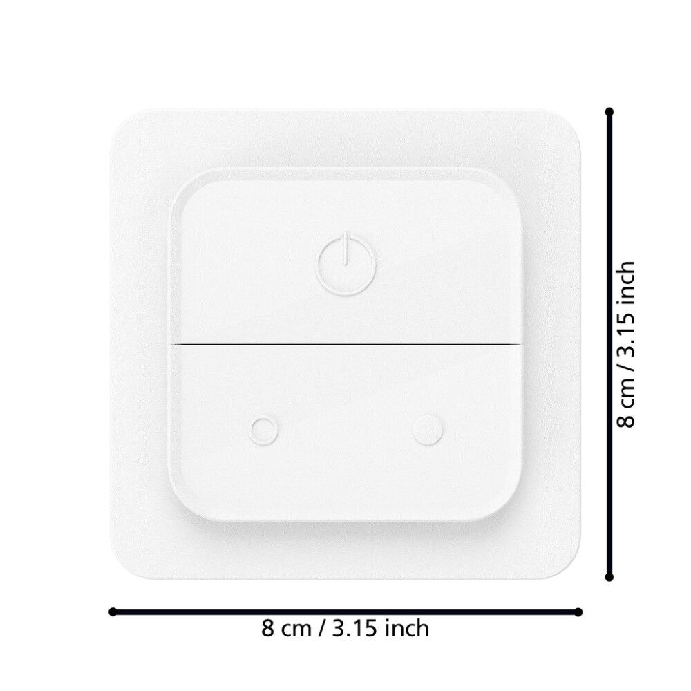 BRYTER EGLO CONNECT-Z MED BATTERI HVIT