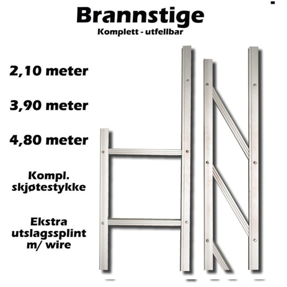 SKJØTEDEL BECE 2100MM BRANNSTIGE MEPRO