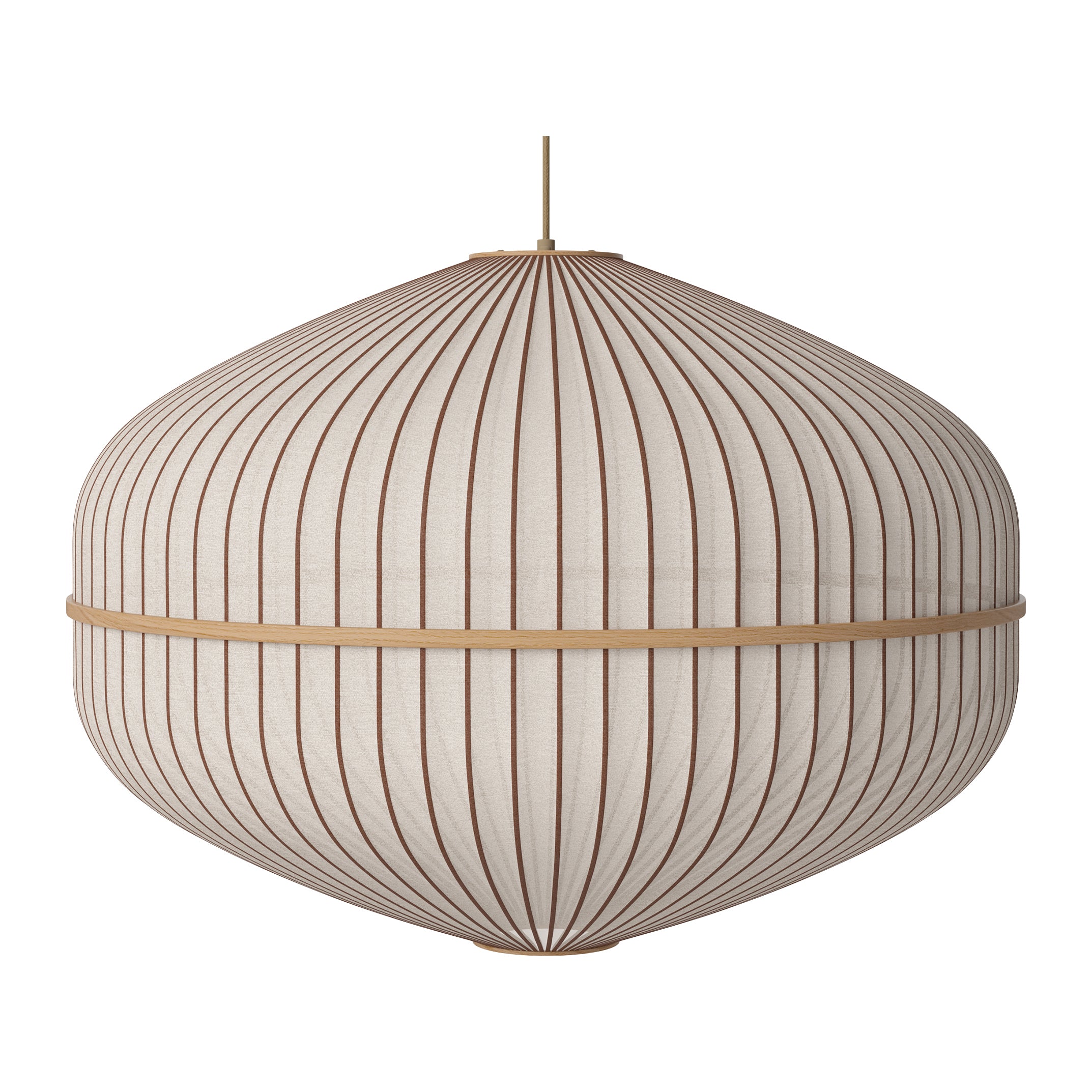 Bolia Lucén Hanglamp Ø 90 cm - Ellips - Geolied Hout