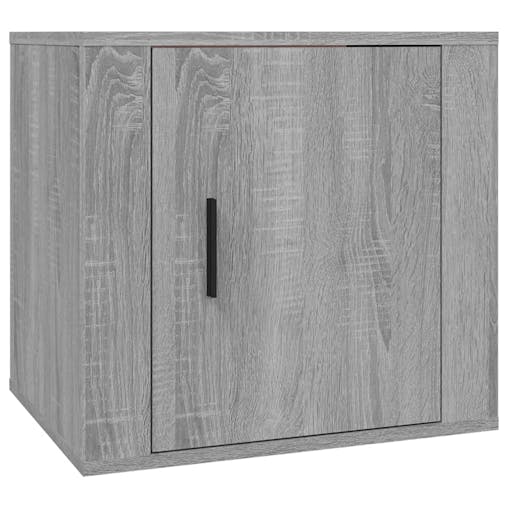 NNEVL Bedside Cabinets 2 pcs Grey Sonoma 50x39x47 cm