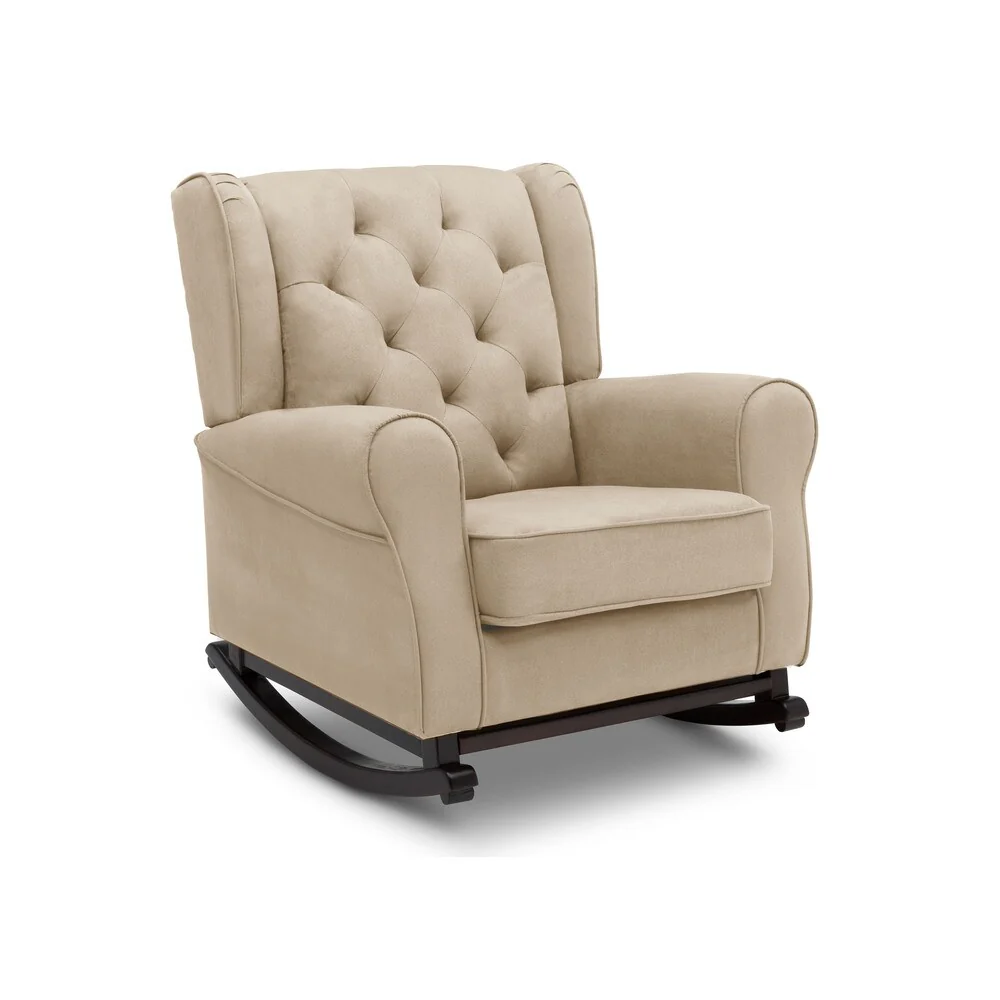 Delta Children Emma Nursery Rocking Chair, Ecru