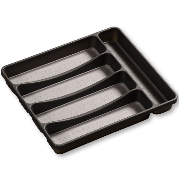 Organizer na sztućce 32x30 cm wkład na sztućce szary