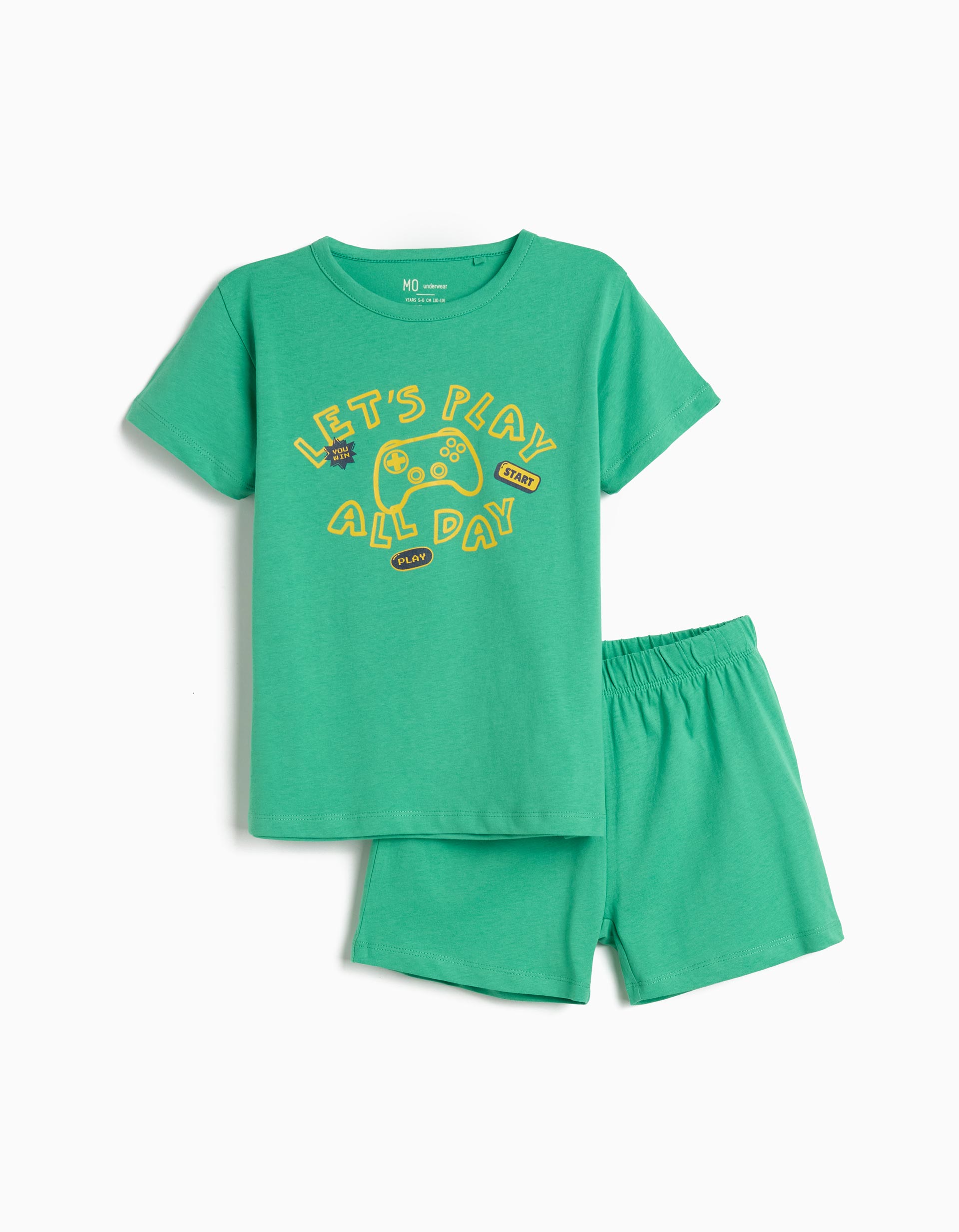Pijama, Menino, Verde Escuro