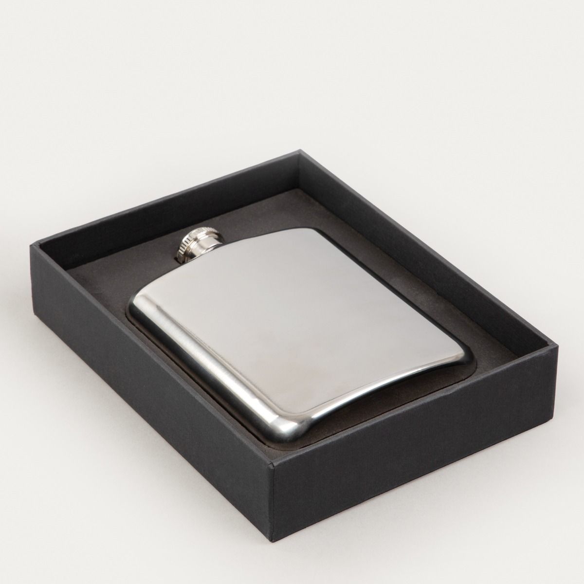 Piersiówka ALCOLE FLASK srebrna 0,2