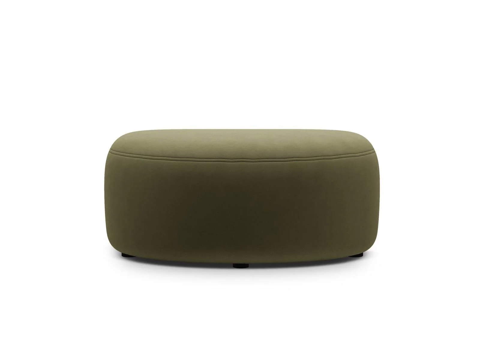 Hocker Kate halfrond velvet