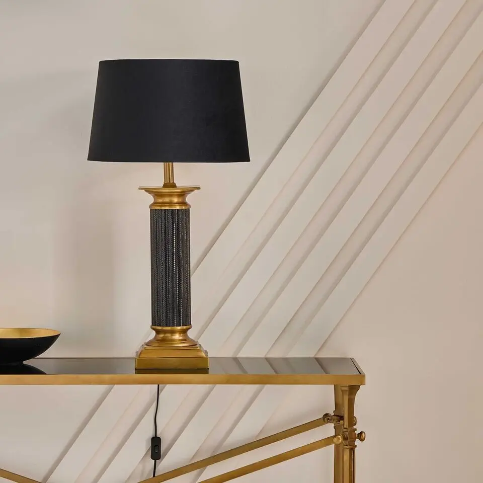 CALICOSY - Tischlampe MARIE-LOUISE - 19x19x58 cm