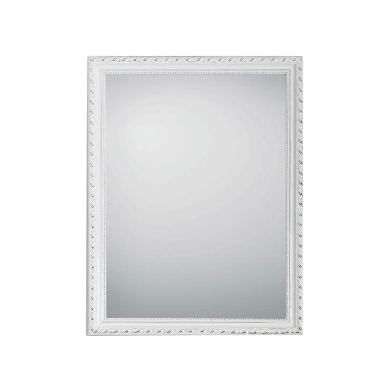 LORELEY - Miroir déco design en bois blanc