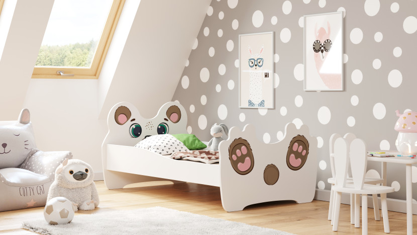 Łózko pojedyńcze Teddy bear140x70