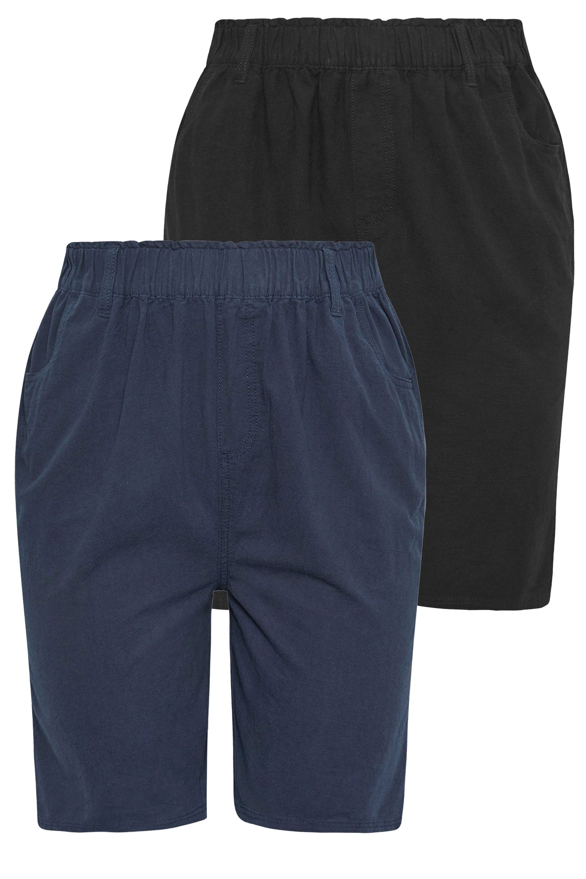Yours 2 Pack Cool Cotton Shorts