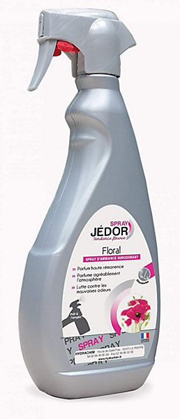 Jedor Spray Surodorant 500ml Parfum Floral Lot de 2
