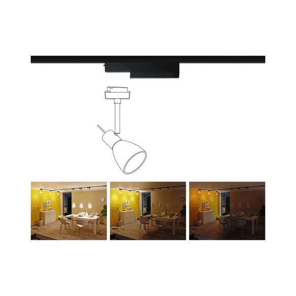 Adapter »URail«, 20 W, Kunststoff, schwarz