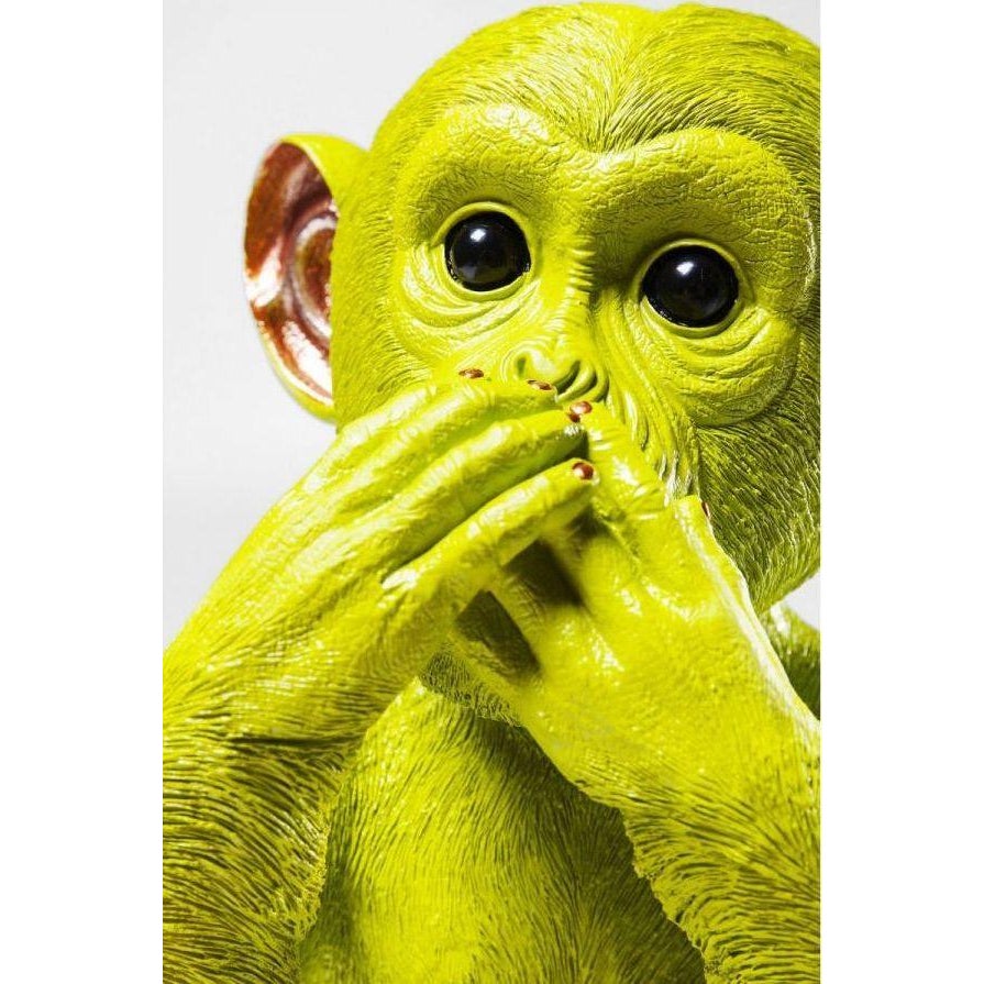 Spaarpot aap Iwazaru groen Kare Design