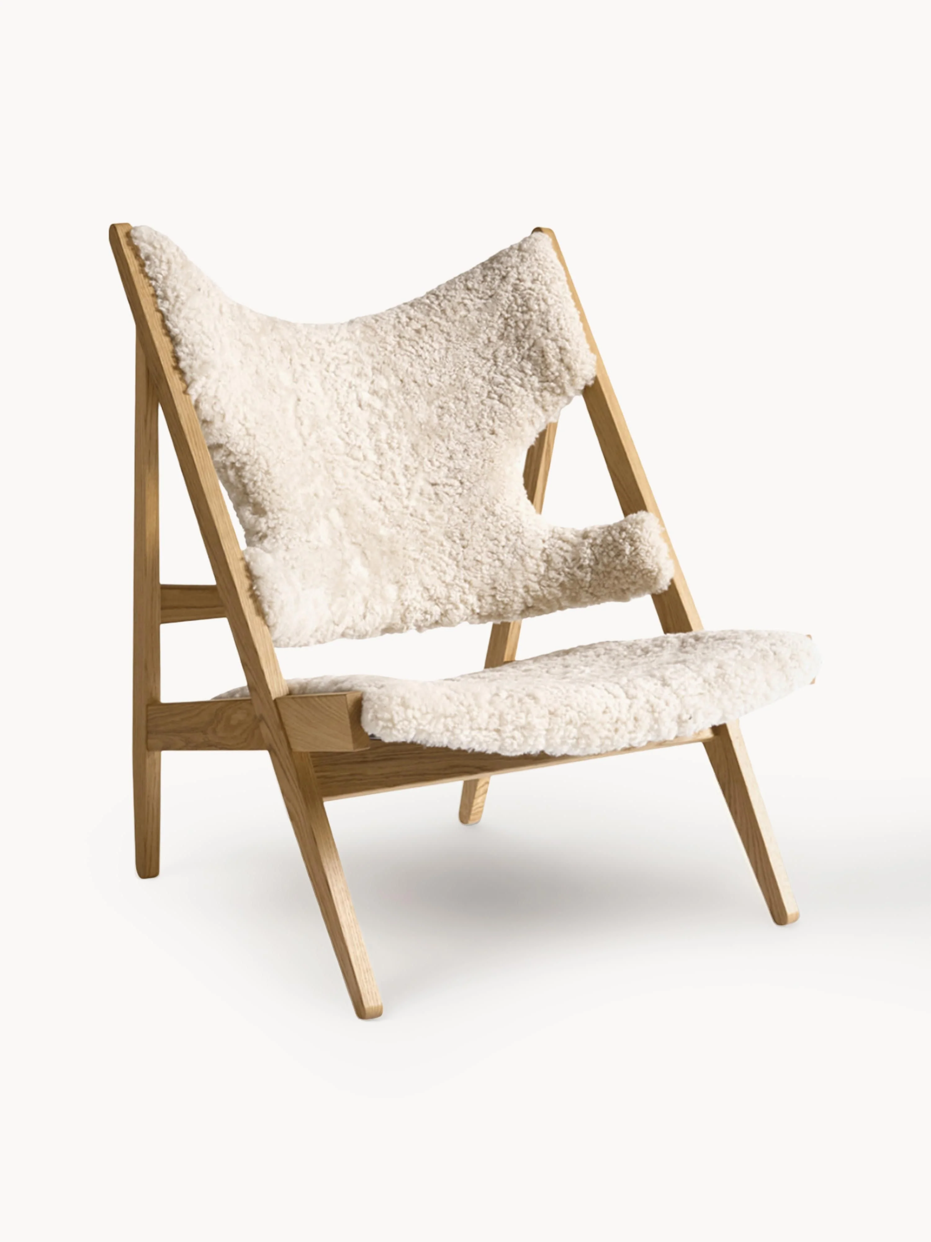 Schaffell-Loungesessel Knitting