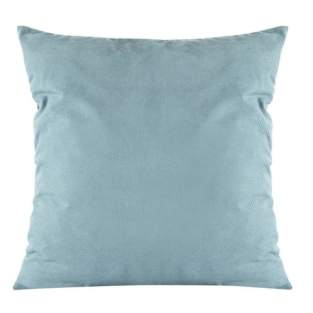 Poszewka 45x45 turkusowa Milo welurowa