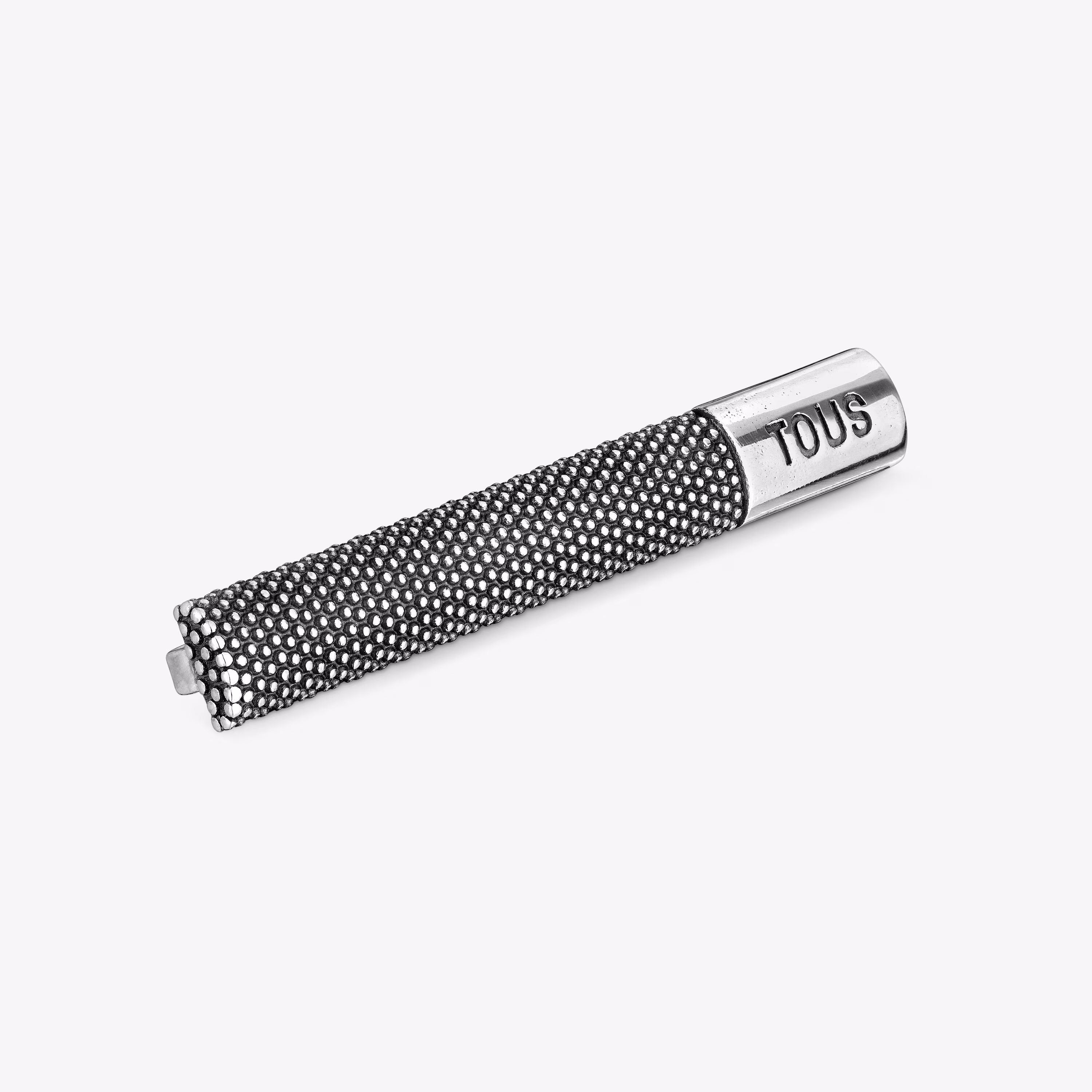Pasador de corbata de plata envejecida TOUS Man