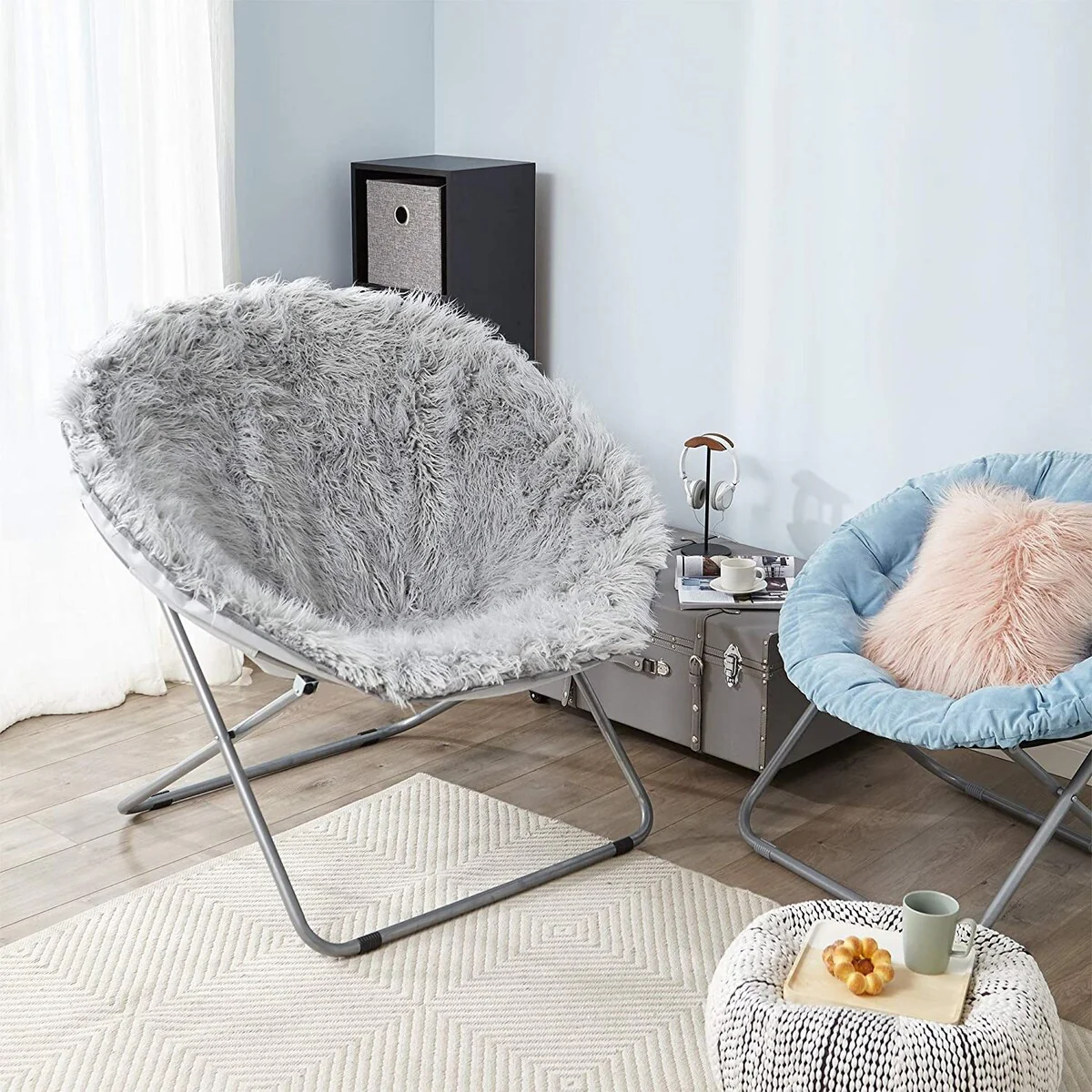 Giant Moon Chair - Mega Furry Plush by DormCo