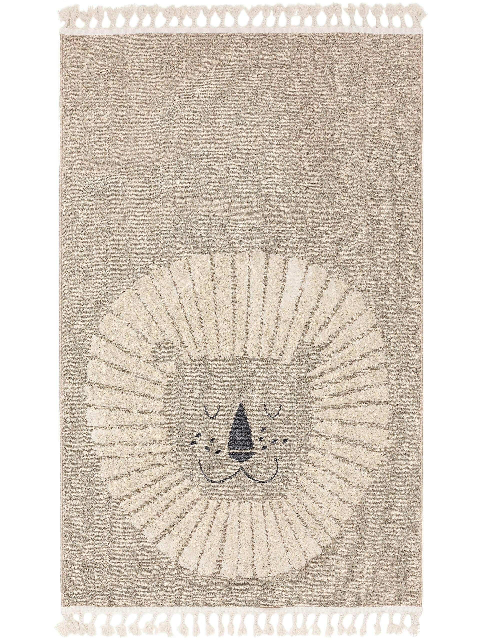 MOMO - Tapis enfant beige 120x180