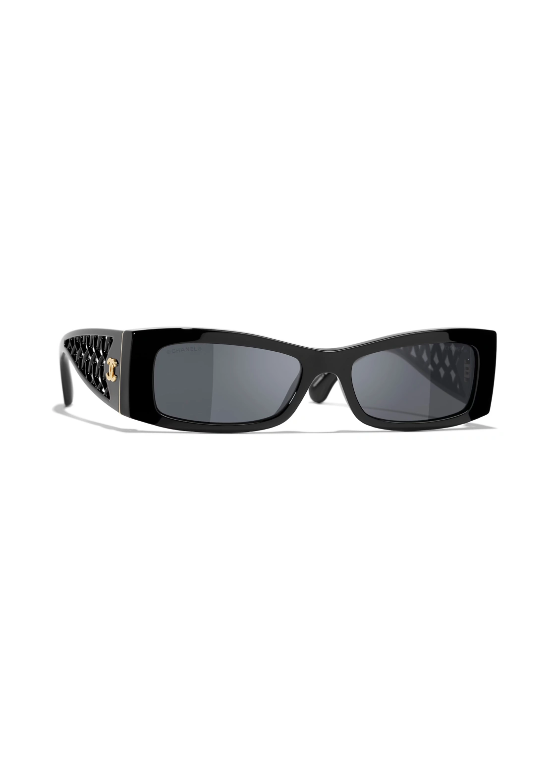 CHANEL Rechteckige Sonnenbrille