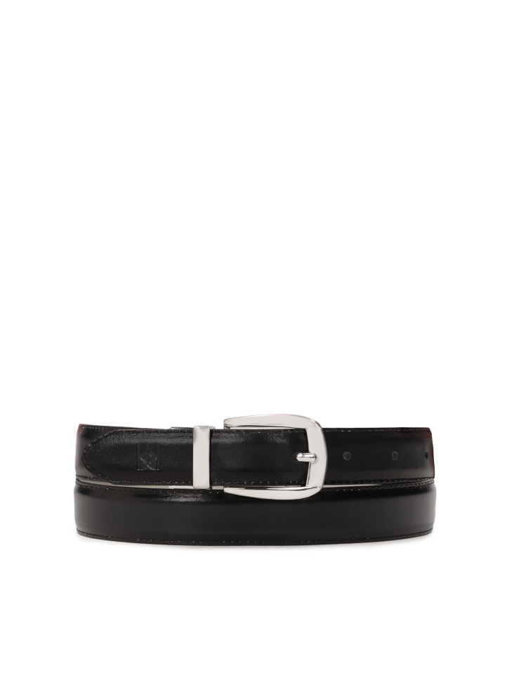 Narrow gray and black double-sided stripe