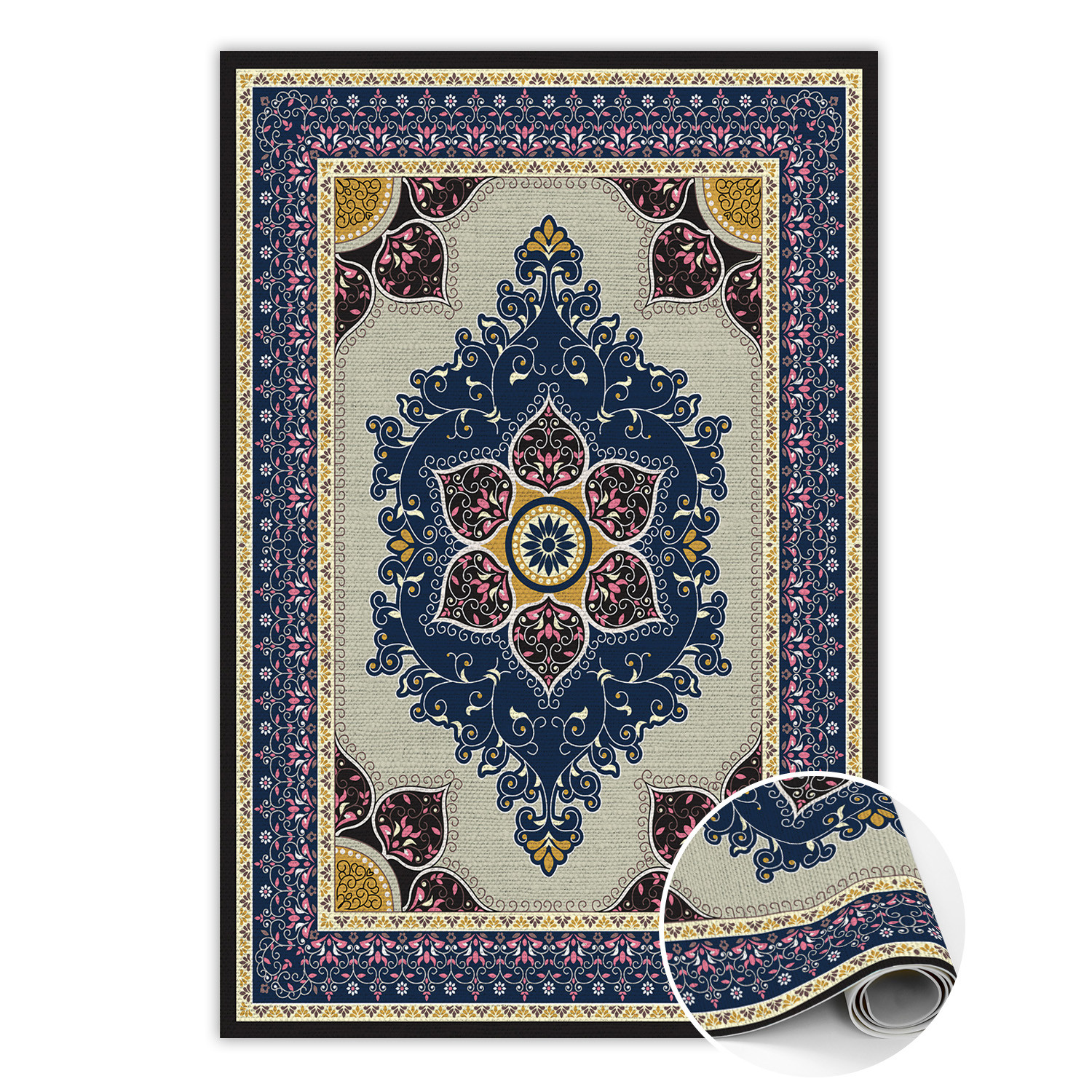 Dywan winylowy 60x90 cm - Orientalny styl turecki