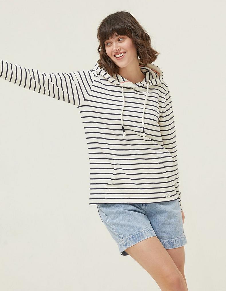 Sally Stripe Hoodie