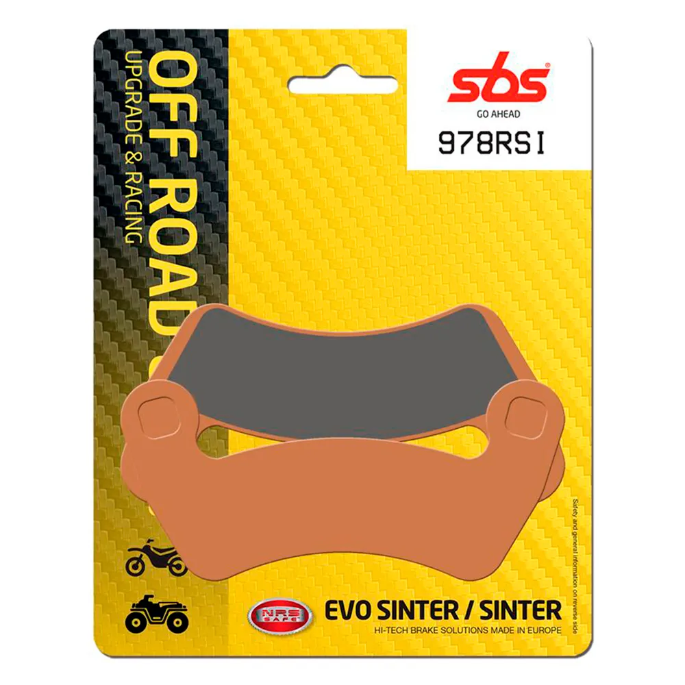 SBS Polaris RZR 4 1000 Turbo R 4X4 22-23/RZR Pro 1000 S Turbo 4X4 25-26 978RSI sintered brake pads