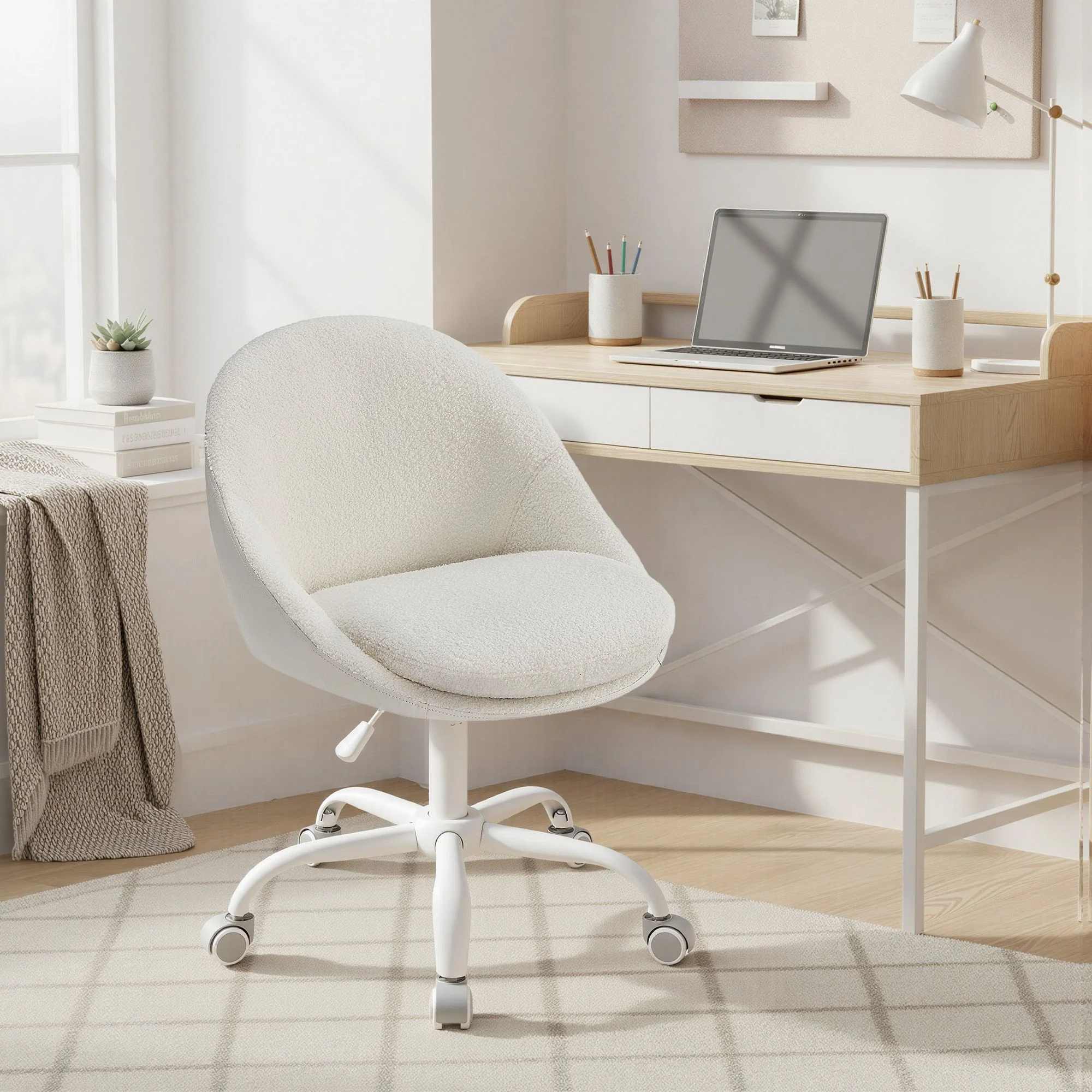 Chaise de bureau pivotant et réglable en hauteur