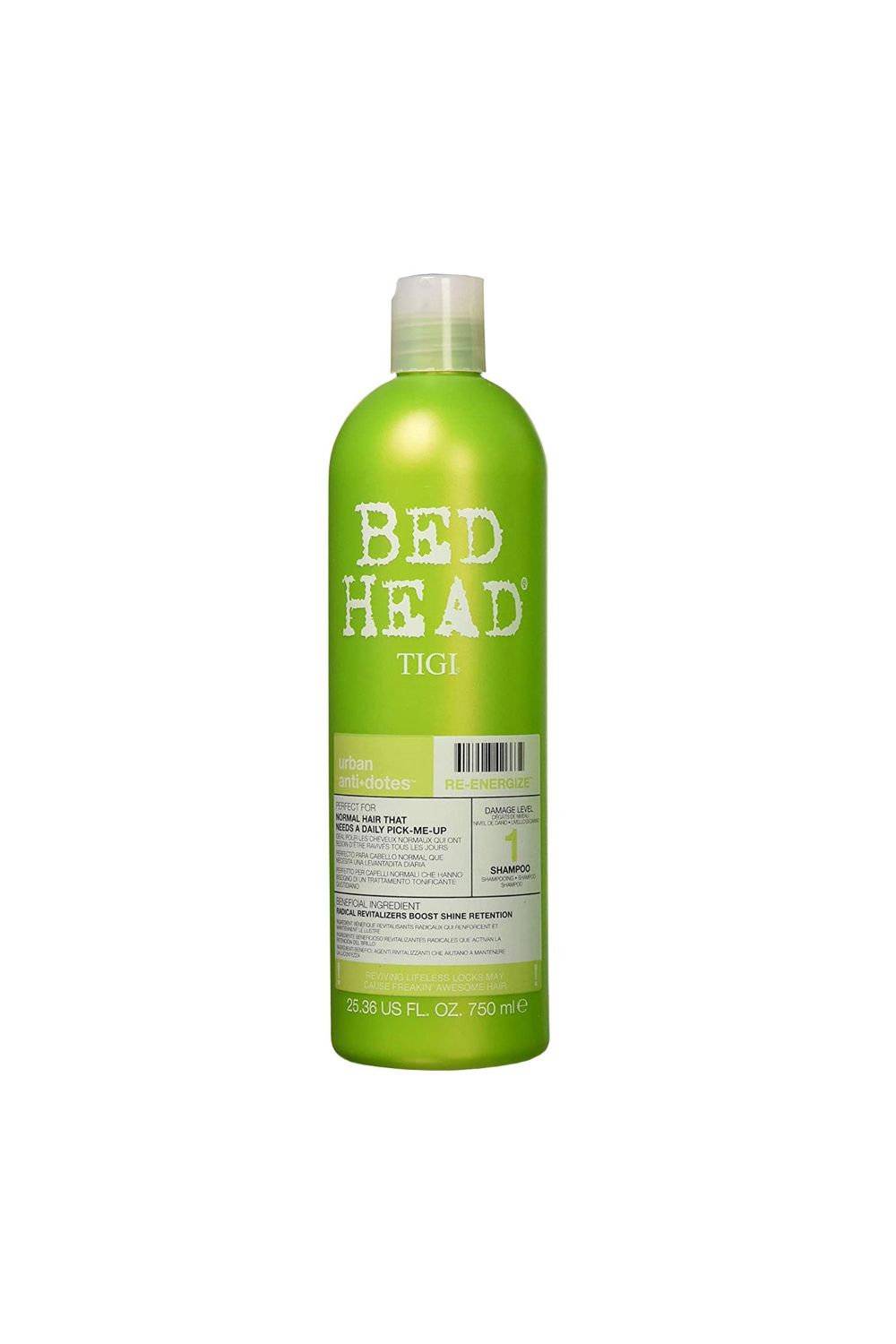 Tigi Urban Antidotes Re-Energise Daily 'Shampoo' 750ml, 2pk