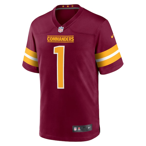 Jayden Daniels Washington Commanders Nike 2024 NFL Draft First Round Pick Player Game Jersey - Burgundy