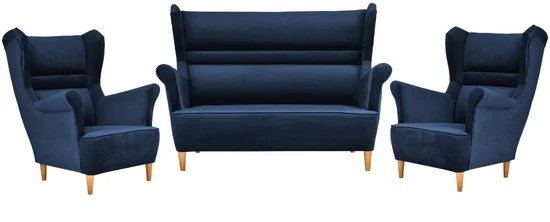Zestaw wypoczynkowy sofa   2 fotele Family Meble