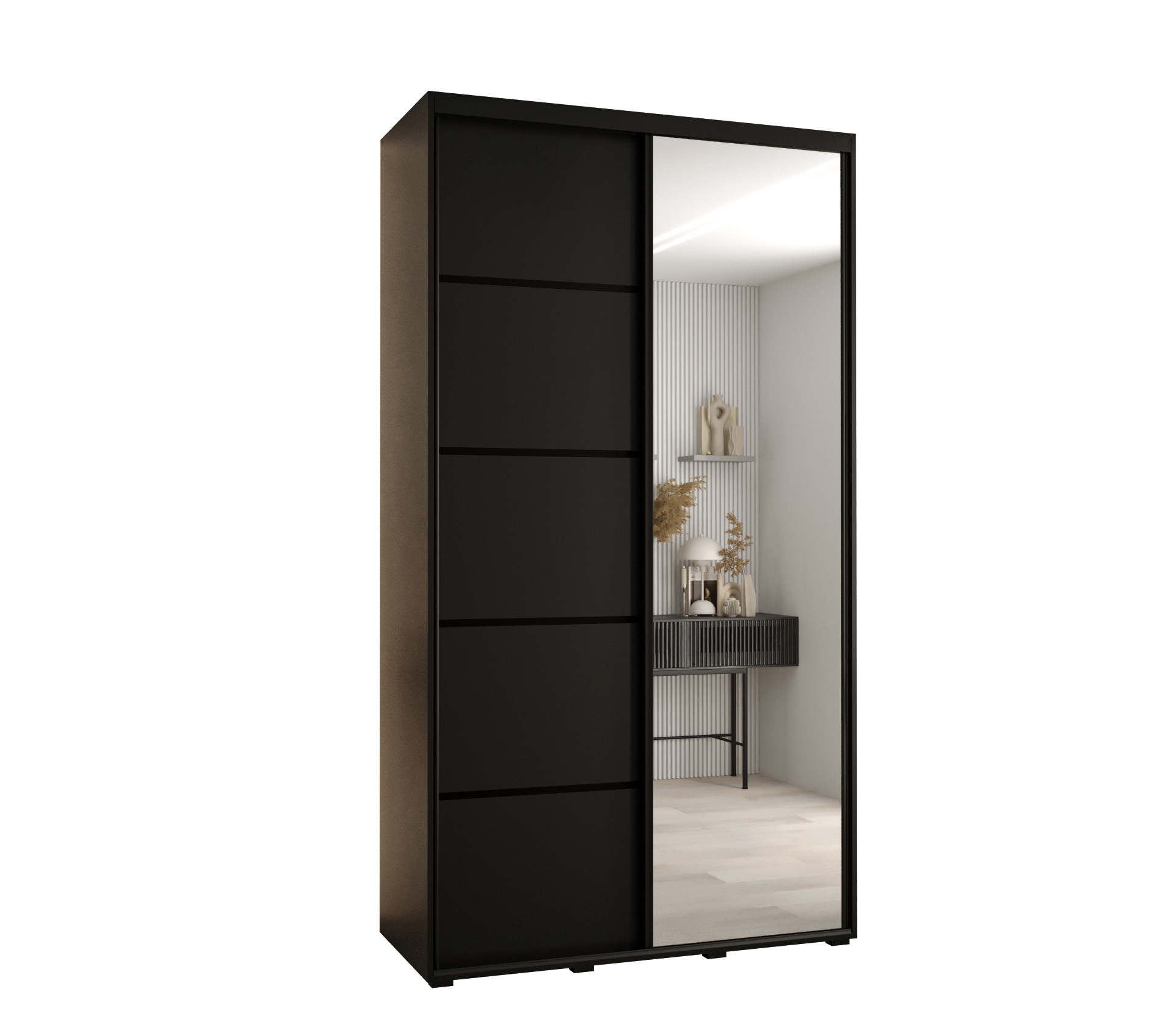 Szafa przesuwna 60 Cannes 5 140 czarny czarny czarny