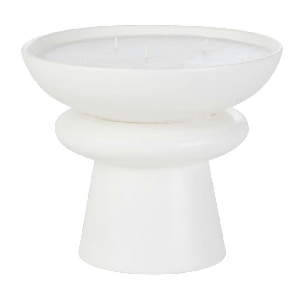 - Bougie parfumée en céramique crème