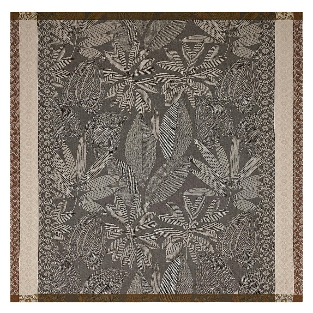 NATURE SAUVAGE - Nappe en coton elephant 120 x 120