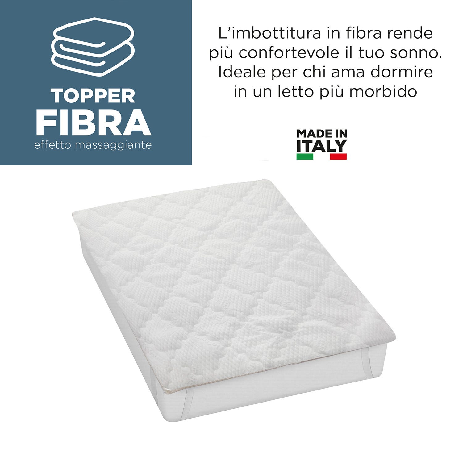 Topper singolo massaggiante No Stress