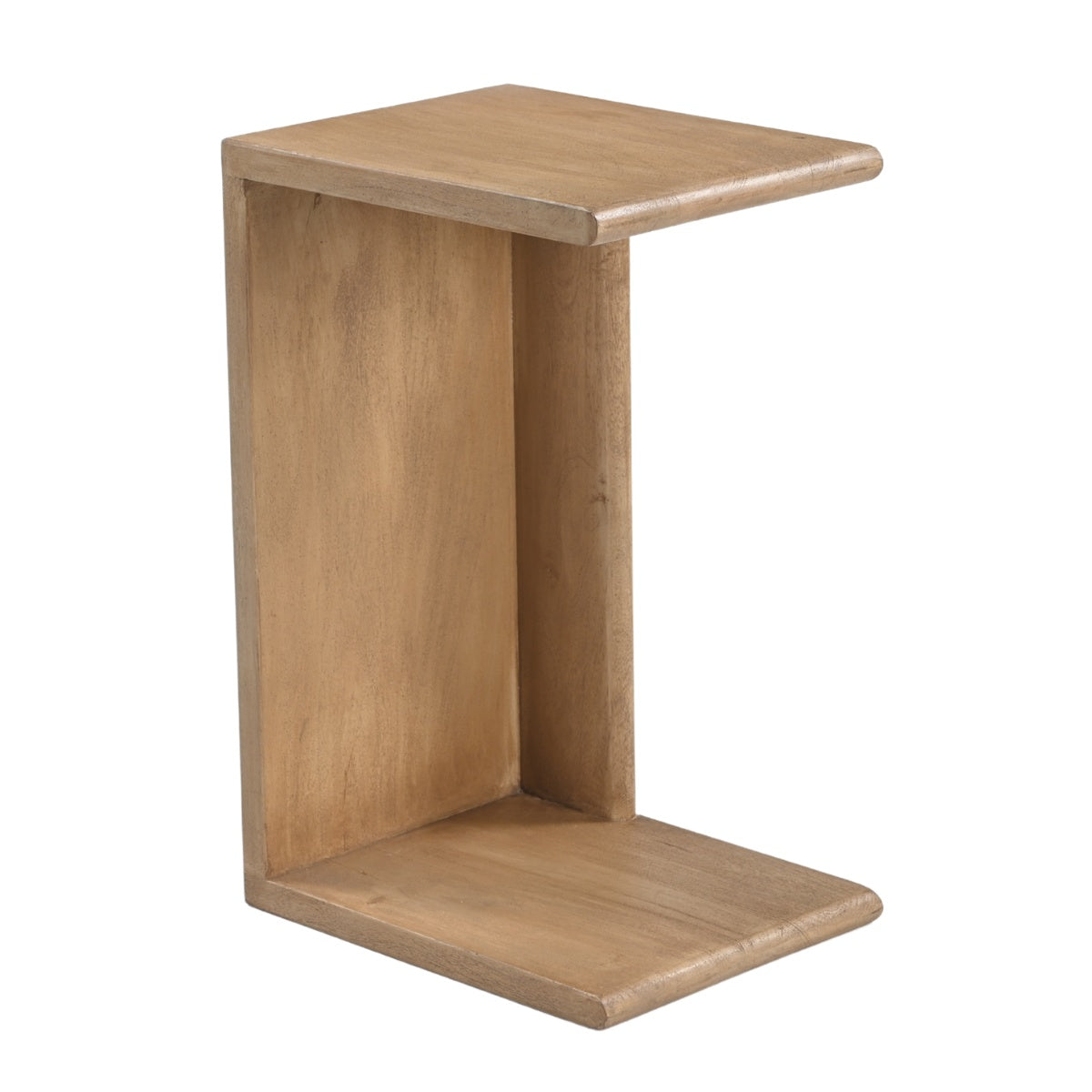 Giga Meubel Bijzettafel Nila - Naturel Hout - 36x28x56cm