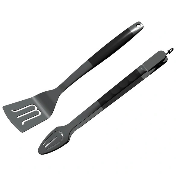 Grillzange, Länge: 45,5 cm, aus Edelstahl