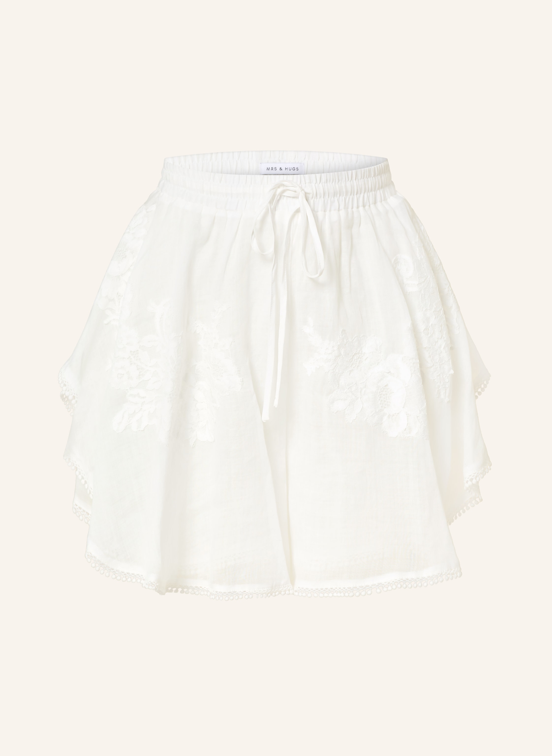MRS & HUGS Shorts mit Spitze