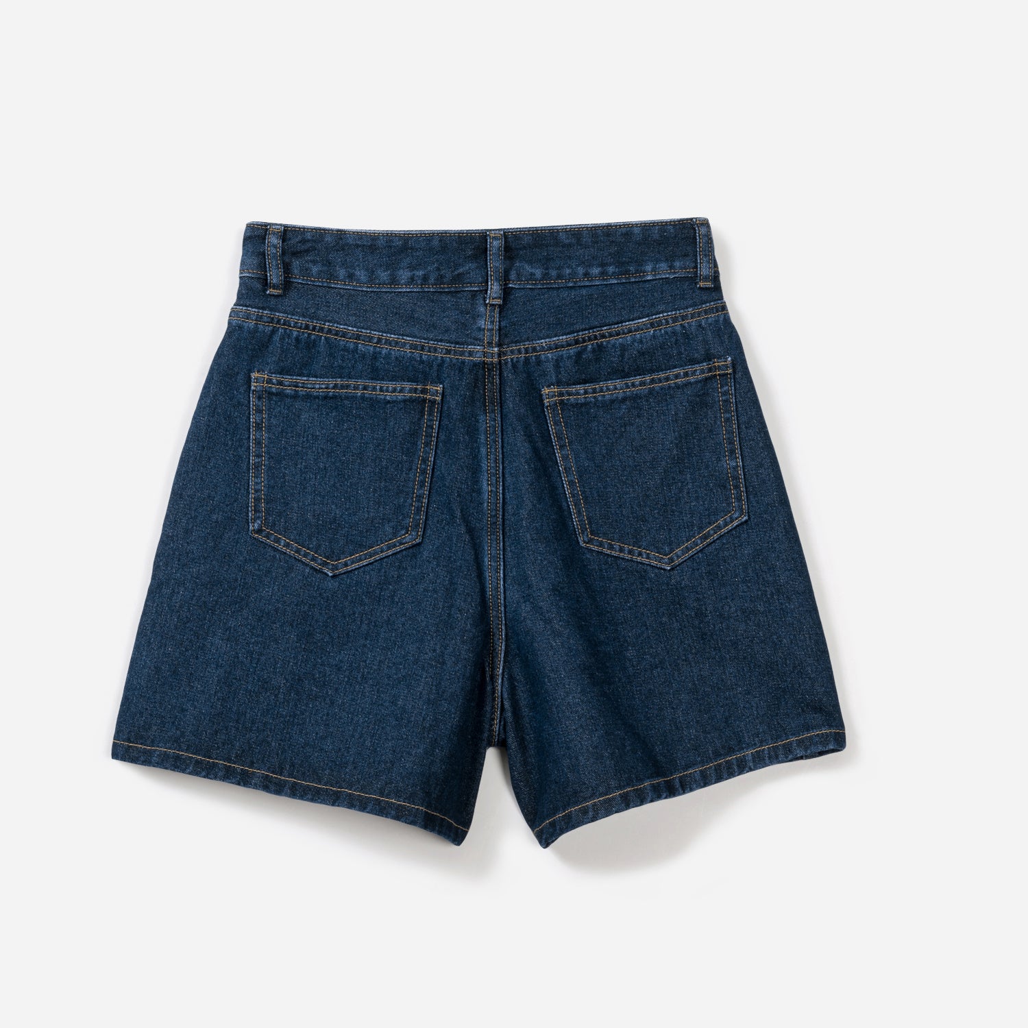 Short large en jean TEXTO brut