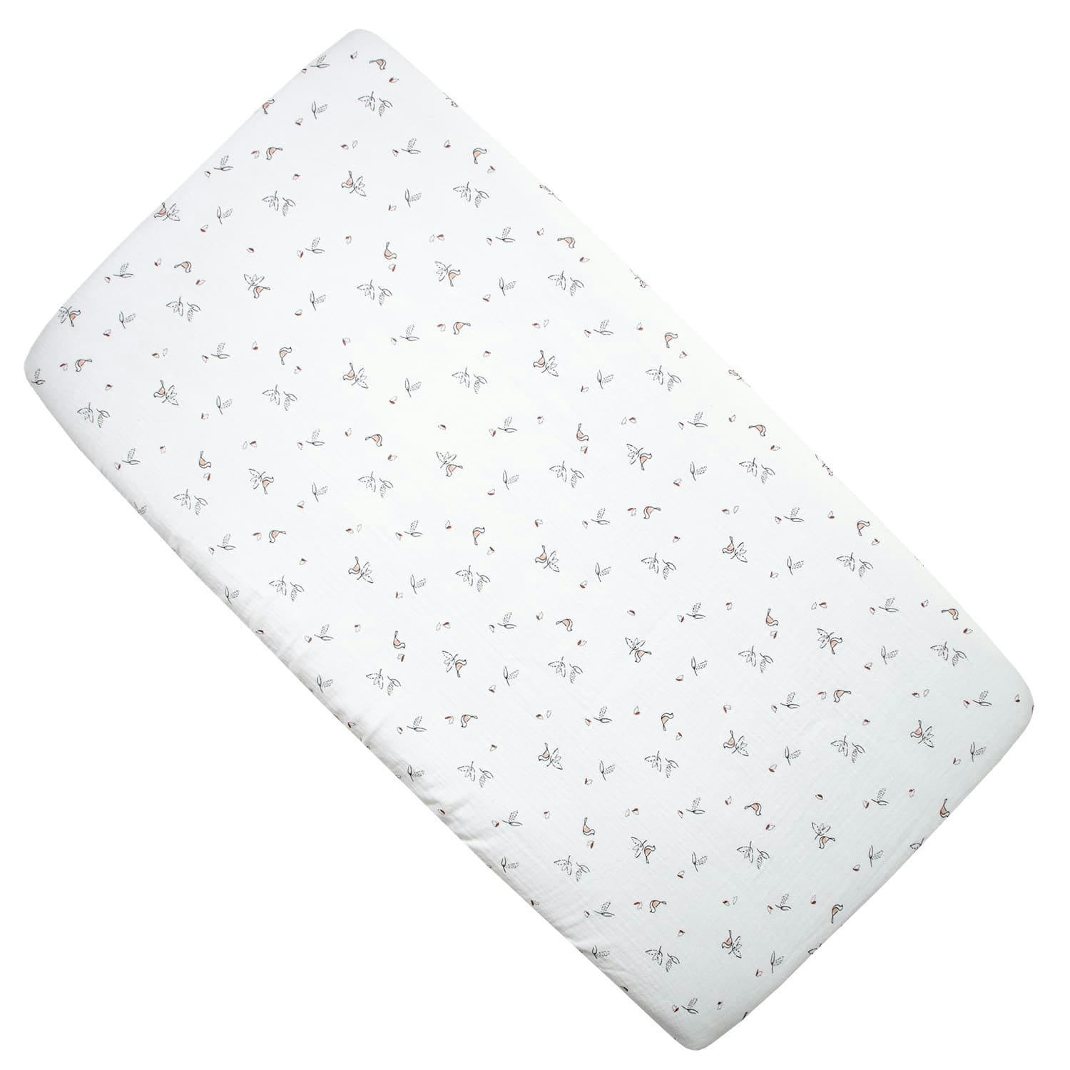 MELODY - Drap housse berceau en gaze de coton  40 x 80cm