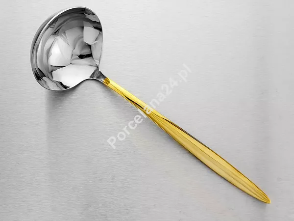 Komplet sztućców 65 cz. na 12 osób Hisar - Mercury Gold (4.0/3.0mm) złocone